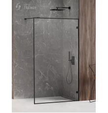 Душевое ограждение NEW TRENDY AVEXA BLACK 100x200 EXK-2660 (черный)