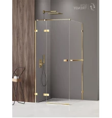 Душевое ограждение NEW TRENDY AVEXA GOLD SHINE L 120x120x200 EXK-3191 (золото)