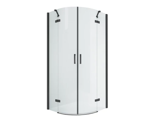 Душевое ограждение NEW TRENDY NEW MERANA BLACK 100x100x195 K-0537 (черный) Elit-san.ru