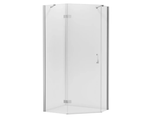 Душевое ограждение NEW TRENDY NEW AZURA L 100x80x195 K-0563 (хром) Elit-san.ru