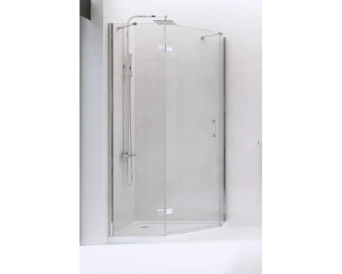 Душевое ограждение NEW TRENDY NEW AZURA L 100x80x195 K-0563 (хром) Elit-san.ru