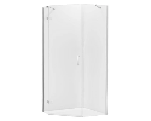 Душевое ограждение NEW TRENDY NEW AZURA R 100x80x195 K-0564 (хром) Elit-san.ru