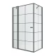 Душевое ограждение NEW TRENDY NEW SOLEO BLACK L 90x90x195 K-0579 (черный) Elit-san.ru