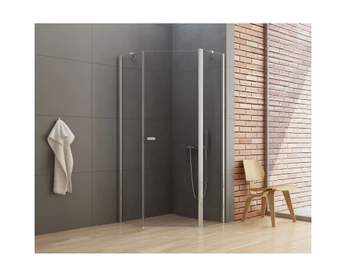 Душевое ограждение NEW TRENDY NEW SOLEO 80x80x195 K-0606 (хром) Elit-san.ru