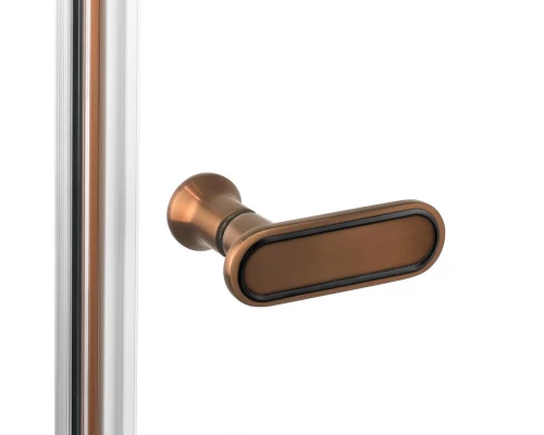 Душевое ограждение NEW TRENDY NEW SOLEO COPPER BRUSHED 100x80x195 K-2088 (брашированная медь) Elit-san.ru