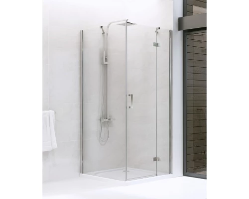 Душевое ограждение NEW TRENDY NEW RENOMA R 80x100x195 D-0112A/D-0085B (хром) Elit-san.ru