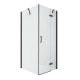 Душевое ограждение NEW TRENDY NEW RENOMA BLACK R 120x100x195 D-0208A/D-0112B (черный) Elit-san.ru