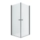 Душевое ограждение NEW TRENDY NEW SOLEO BLACK 2D 90x90x195 D-0231A/D-0231A (черный) Elit-san.ru