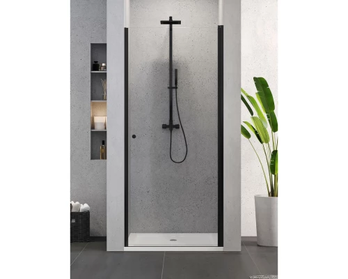 Дверь в нишу NEW TRENDY SUPERIA BLACK 80x195 D-0332A Elit-san.ru