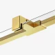 Душевое ограждение NEW TRENDY AVEXA GOLD BRUSHED 100x80x200 EXK-1784 (брашированное золото) Elit-san.ru
