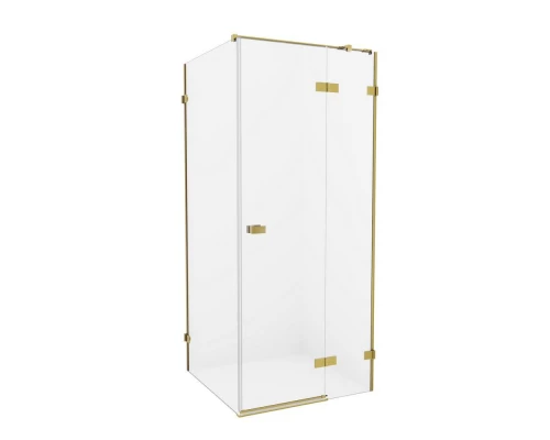 Душевое ограждение NEW TRENDY AVEXA GOLD BRUSHED 110x70x200 EXK-1875 (брашированное золото) Elit-san.ru