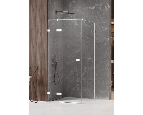 Душевое ограждение NEW TRENDY AVEXA WHITE L 110x100x200 EXK-2722 (белый) Elit-san.ru