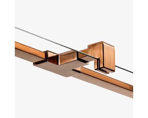 Душевое ограждение NEW TRENDY AVEXA COPPER BRUSHED L 120x110x200 EXK-3633 (брашированная медь) Elit-san.ru