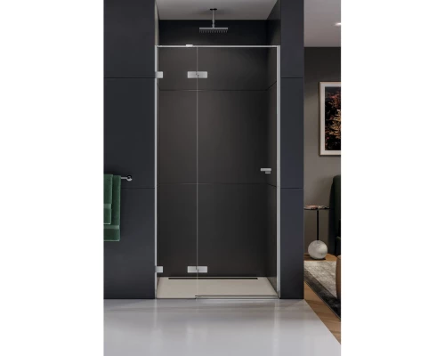 Дверь в нишу NEW TRENDY EVENTA L 100x200 EXK-4454 (хром) Elit-san.ru