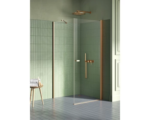 Душевое ограждение NEW TRENDY NEW SOLEO COPPER BRUSHED 80x100x195 K-2290-WP (брашированная медь) Elit-san.ru