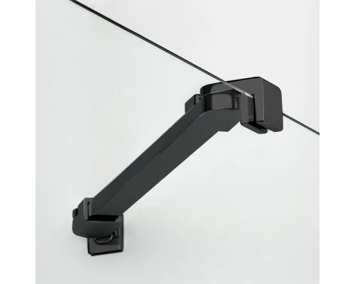 Шторка для ванны NEW TRENDY NEW SOLEO BLACK 80x140 P-0080 (черный) Elit-san.ru