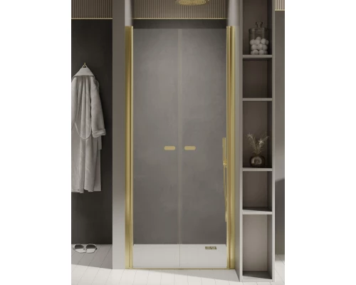 Дверь в нишу NEW TRENDY NEW SOLEO LIGHT GOLD 110x195 D-0458A (светлое золото) Elit-san.ru