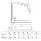 Поддон душевой Excellent Sense Compact 100 x 100 см Elit-san.ru