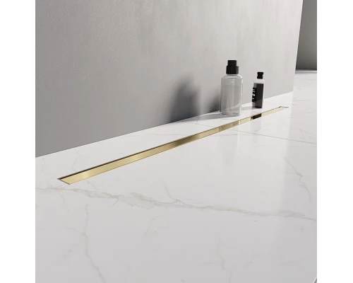 Душевой трап NEW TRENDY GOLD SHINE 100 см OL-0075 (золото) Elit-san.ru