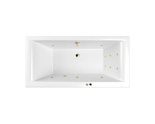 Акриловая гидромассажная ванна 170x80 см Whitecross Savia Duo 0103.170080.100.LINE.GL Elit-san.ru