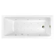 Акриловая гидромассажная ванна 159,5x80 см Whitecross Wave Slim 0111.160080.100.RELAX.BR Elit-san.ru