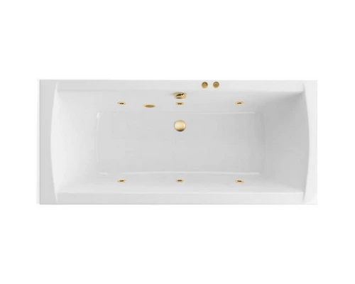 Ванна EXCELLENT Aquaria Lux Slim 180x80 SOFT (золото) Elit-san.ru