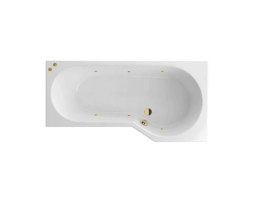 Ванна EXCELLENT Be Spot 160x80 (правая) SOFT (золото) Elit-san.ru