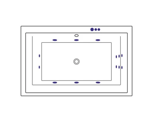 Ванна EXCELLENT Crown Lux 190x120 SMART (золото) Elit-san.ru