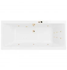 Ванна EXCELLENT Pryzmat 200x90 "LINE" (золото)