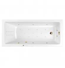 Ванна WHITECROSS Wave 170x70 "ULTRA NANO" (золото)