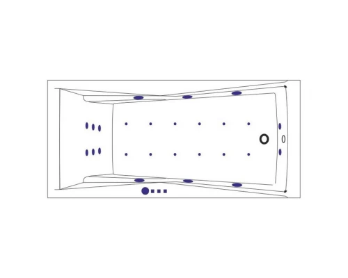 Ванна WHITECROSS Palace 180x80 ULTRA (белый) Elit-san.ru