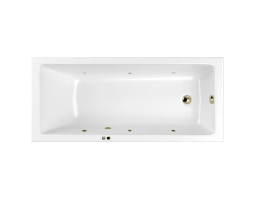 Акриловая гидромассажная ванна 149,5x70 см Whitecross Wave Slim 0111.150070.100.SOFT.BR Elit-san.ru