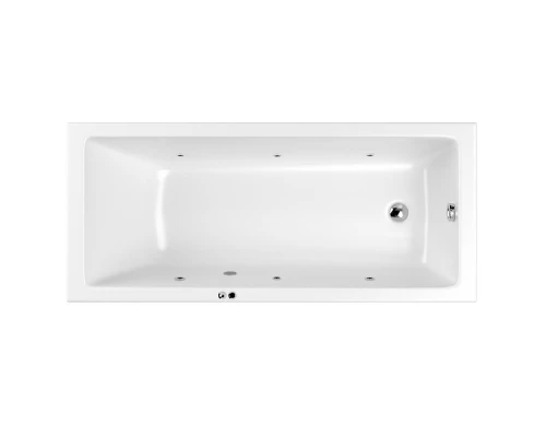 Акриловая гидромассажная ванна 159,5x80 см Whitecross Wave Slim 0111.160080.100.SOFT.CR Elit-san.ru