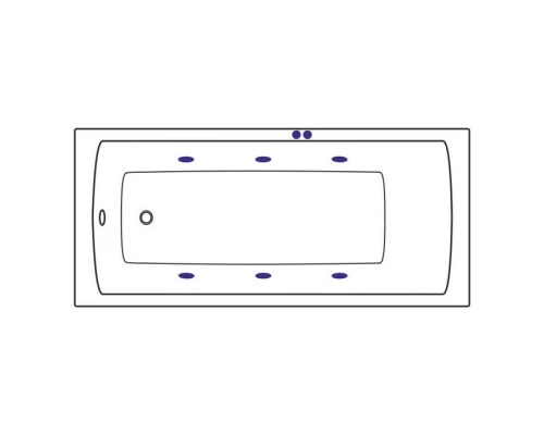 Ванна EXCELLENT Aquaria 160x70 SOFT (золото) Elit-san.ru