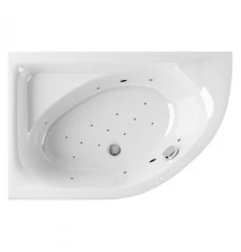 Ванна EXCELLENT Aquarella 170x110 (левая) "RELAX" (хром)