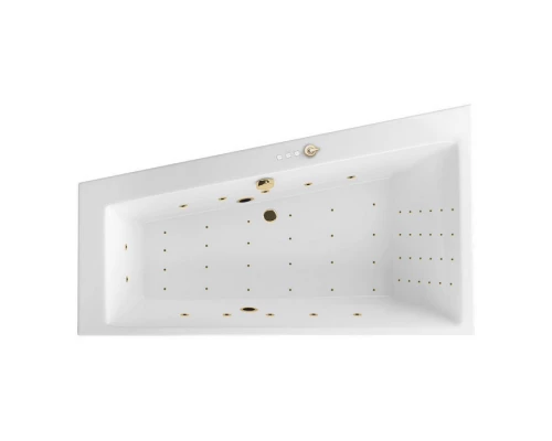 Ванна EXCELLENT Sfera Slim 170x100 (левая) NANO (золото) Elit-san.ru