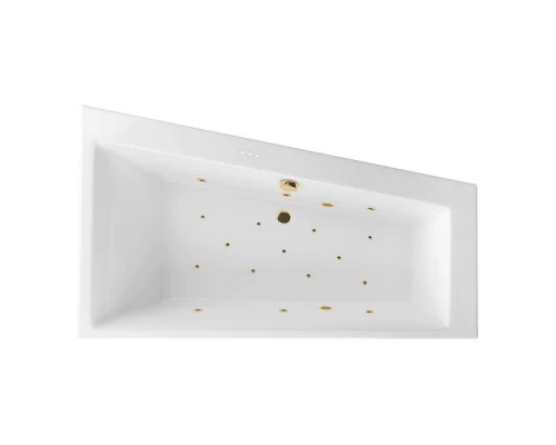 Ванна EXCELLENT Sfera 170x100 (правая) RELAX (золото) Elit-san.ru