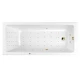 Ванна WHITECROSS Wave 175x70 "NANO" (золото)