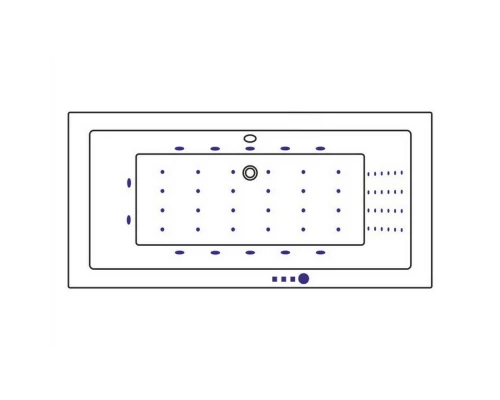 Ванна WHITECROSS Savia Duo 170x80 NANO (золото) Elit-san.ru