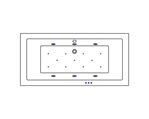 Акриловая гидромассажная ванна 170x80 см Whitecross Savia Duo 0103.170080.100.RELAX.BR Elit-san.ru