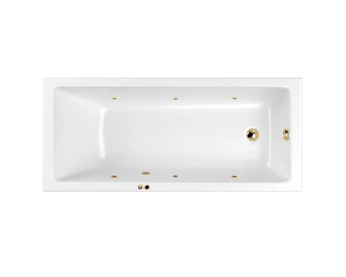 Акриловая гидромассажная ванна 159,5x70 см Whitecross Wave Slim 0111.160070.100.SOFT.GL Elit-san.ru