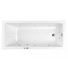 Ванна WHITECROSS Wave Slim 175x70 "SMART NANO" (хром)
