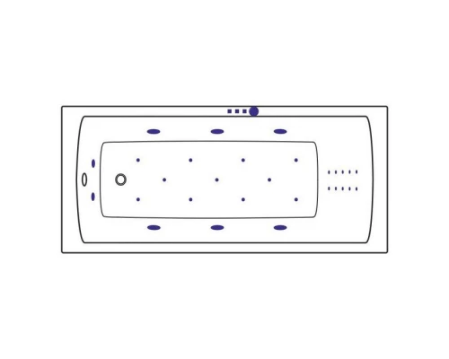 Ванна EXCELLENT Aquaria 150x70 ULTRA NANO (золото) Elit-san.ru