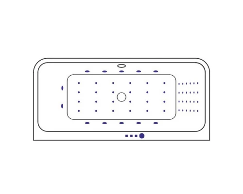 Ванна EXCELLENT Arana 180x85 NANO (золото) Elit-san.ru