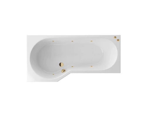Ванна EXCELLENT Be Spot 160x80 (левая) SOFT (золото) Elit-san.ru