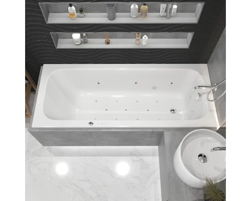 Ванна WHITECROSS Vibe 170x70 "ULTRA NANO" (хром)