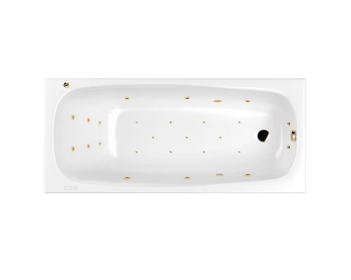 Акриловая гидромассажная ванна 180x80 см Whitecross Layla Slim 0122.180080.100.ULTRA.GL Elit-san.ru