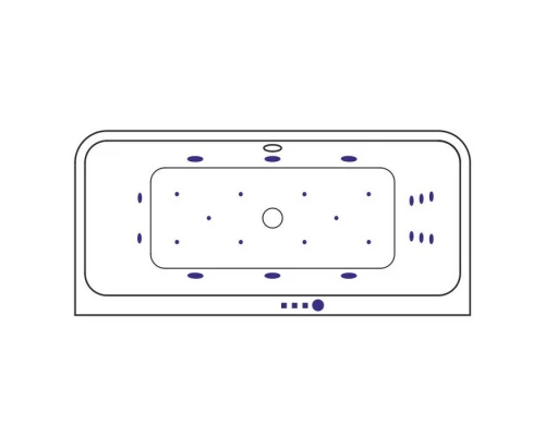 Ванна EXCELLENT Arana 180x85 ULTRA (золото) Elit-san.ru