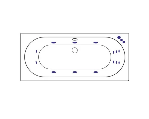 Ванна EXCELLENT Oceana 170x75 SMART (золото) Elit-san.ru