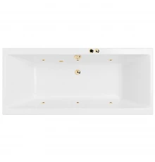 Ванна EXCELLENT Pryzmat 160x75 "SOFT" (золото)